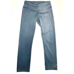 Athleta Leggings Womens XS Black High Rise Reflective Running Back Zip